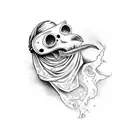 plague doctor  tattoo design idea