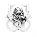 plague doctor  tattoo design idea