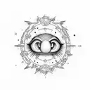 simple text saying "Never give up." tattoo design idea