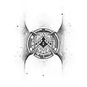 crotch tatoo with spade tattoo design idea