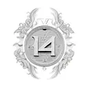 24 in Roman Numerals tattoo design idea