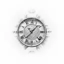 24 in Roman Numerals tattoo design idea