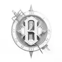 Number 24 in Roman Numerals tattoo design idea