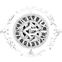 Number 24 in Roman Numerals tattoo design idea