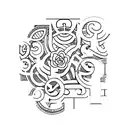 Number 24 in Roman Numerals tattoo design idea