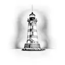 Lighthouse tattoo design idea