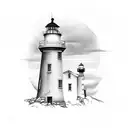 Lighthouse tattoo design idea