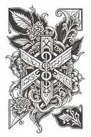 medic alert symbol tattoo design idea