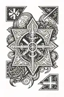 medic alert symbol tattoo design idea