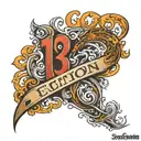 custom number 1975 tattoo design idea