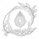 bindi in dirt tattoo design idea