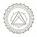 bindi in dirt tattoo design idea