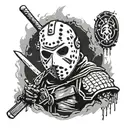 friday the 13th jason voorhees tattoo design idea