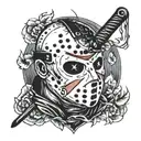 friday the 13th jason voorhees tattoo design idea