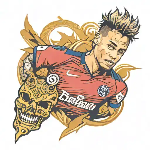 neymar jr tattoo design idea