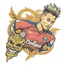 neymar jr tattoo design idea