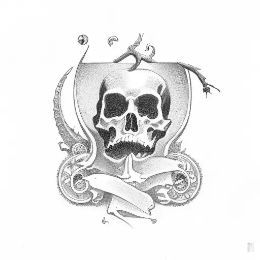 spanish deck eight card tattoo design idea