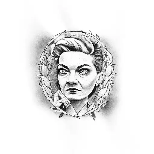 twin peaks laura palmer tattoo design idea