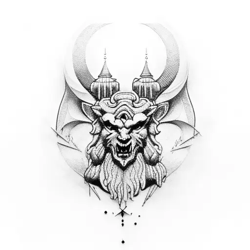 zeus yansımalı hera tattoo design idea