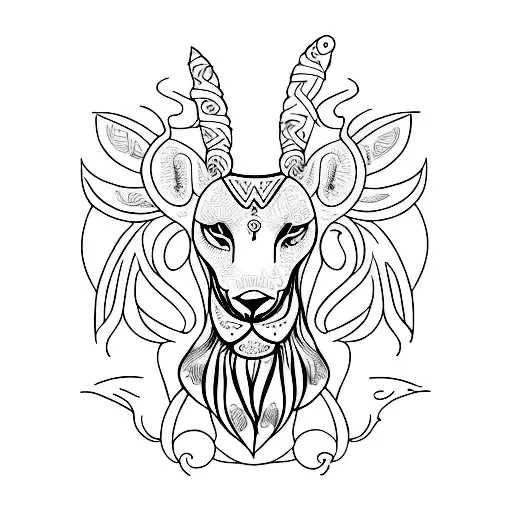 aynada zeus yansımalı hera tattoo design idea