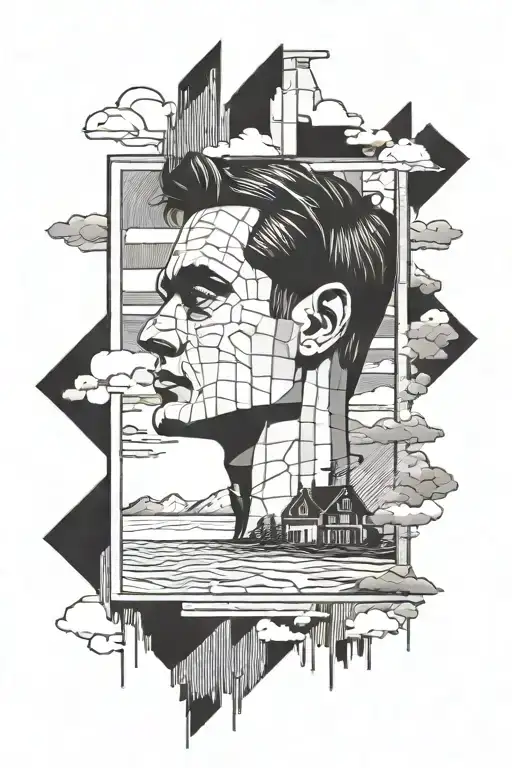 truman show tattoo design idea