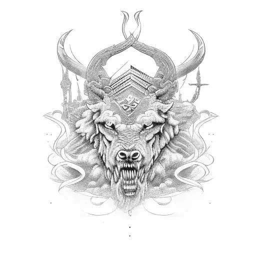 valhalla tattoo design idea
