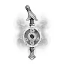 viking axe tattoo design idea