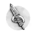 viking axe tattoo design idea