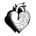 anatomy heart tattoo design idea