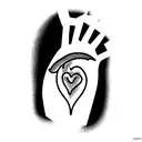 anatomy heart tattoo design idea