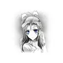 Nissian Skyline with an anime girl tattoo design idea