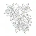 Keep Going Keep Growing tattoo design idea