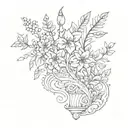 Keep Going Keep Growing tattoo design idea