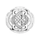 Gaelic letters tattoo design idea