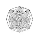 Gaelic letters tattoo design idea