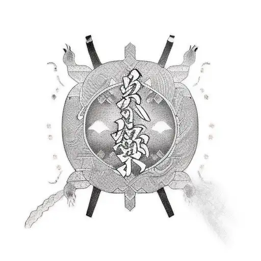 HANZO word stomach tattoo tattoo design idea