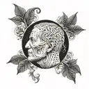 dementia lost mind father tattoo design idea