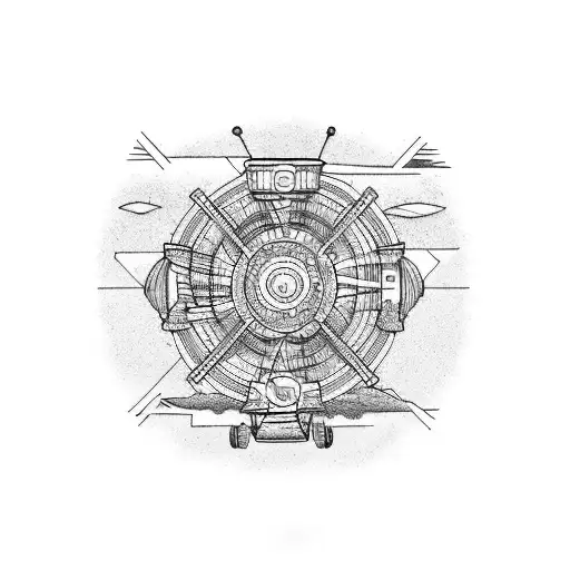 timeline, beach, bike, mechanic, tattoo design idea