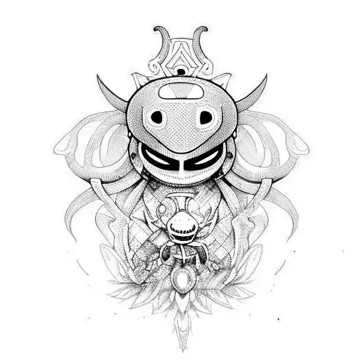 Hollow knight tattoo design idea