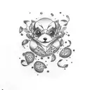 cookies tattoo design idea