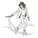 michael jackson tattoo design idea