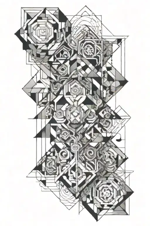 silence life tattoo design idea