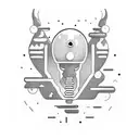 stoner alien tattoo design idea