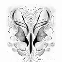 lovely suicide tattoo design idea