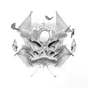creation of adam paining tattoo design idea