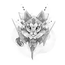 fan tattoo design idea