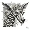  moth, ferns, fireflies, a wolf a giraffe, a zebra, a A flying cut, A dagger, hydrangeas. the last of us  tattoo design idea