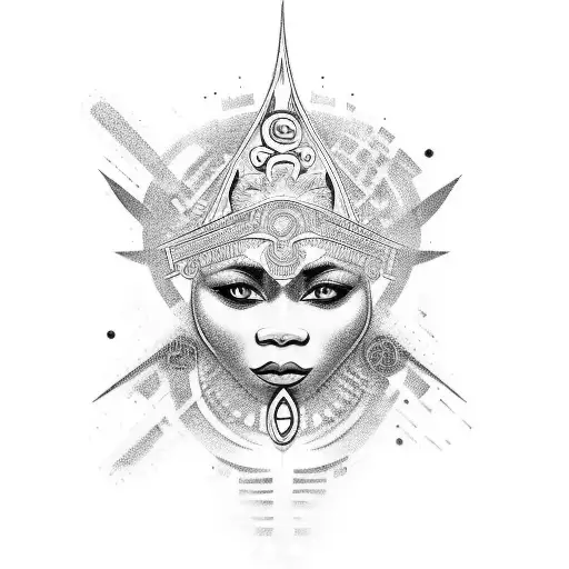 obatala tattoo design idea