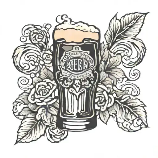 beer, Germany  tattoo design idea