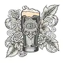 beer, Germany  tattoo design idea